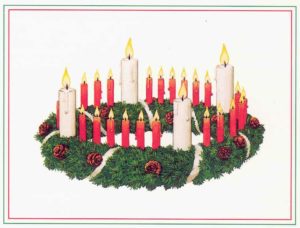 Adventskranz, in der von Wichern eingeführten Form